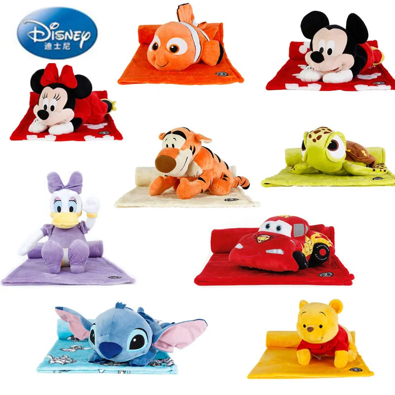 Фото Плюшевая игрушка подушка Disney 135X87 одеяло 3 в 1 Микки Минни - купить