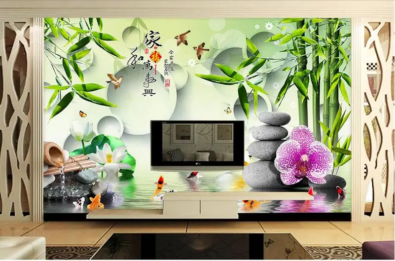 3d room wallpaper custom mural non-woven picture 3 d fish bamboo stone circle reflection painting photo 3d wall murals wallpaper
3d room wallpaper custom mural non-woven picture 3 d fish bamboo stone circle reflection painting photo 3d wall murals wallpaper