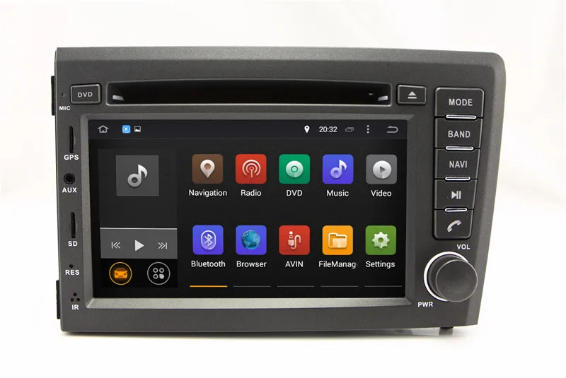 Android 9 0 автомобильный dvd плеер для Volvo S60 V70 2001 2004 с gps навигацией Радио Bluetooth USB SD WIFI