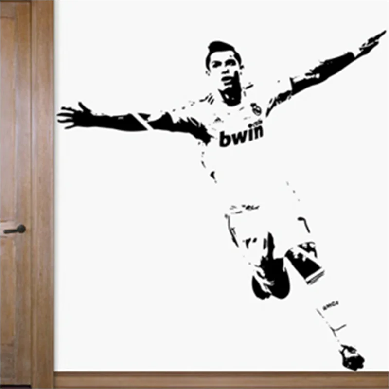 Free Shipping New Home Decor Wall stickers 1110mm*1180mm PVC Vinyl Removable Art Mural Home decor Football Cristiano Ronaldo
Free Shipping New Home Decor Wall stickers 1110mm*1180mm PVC Vinyl Removable Art Mural Home decor Football Cristiano Ronaldo