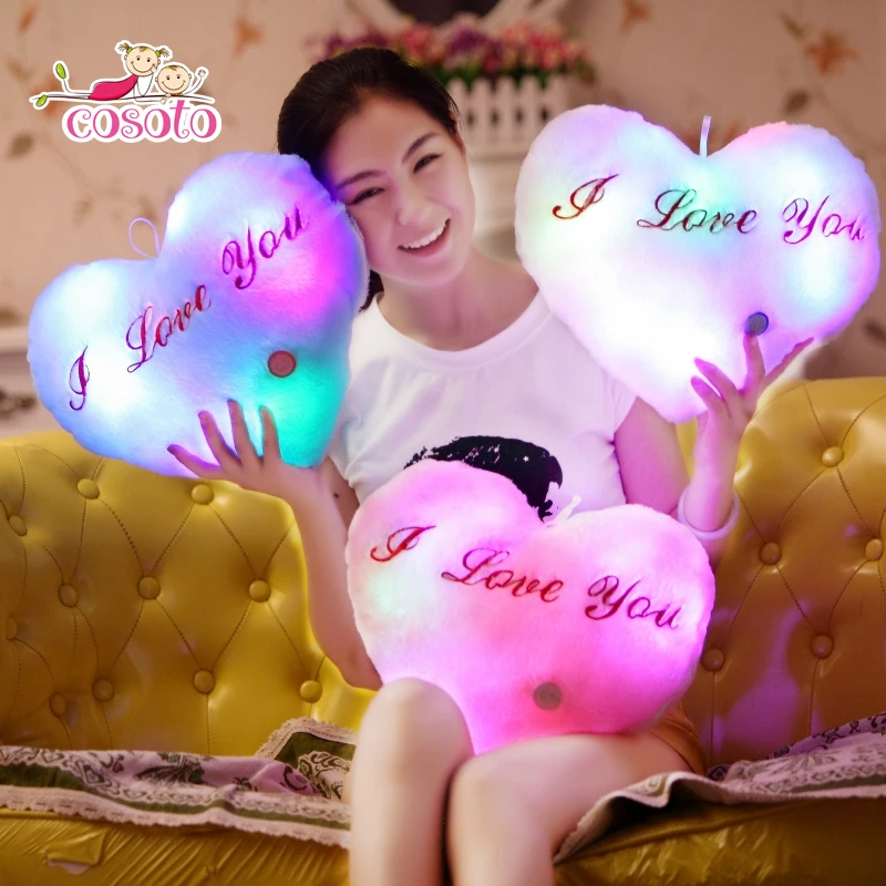 Colorful Night Light Kids Plush Toys Shining Luminous LED Pillow Plush Toys Valantines' Gifts Baby Toys Birthday Gifts
Colorful Night Light Kids Plush Toys Shining Luminous LED Pillow Plush Toys Valantines' Gifts Baby Toys Birthday Gifts
