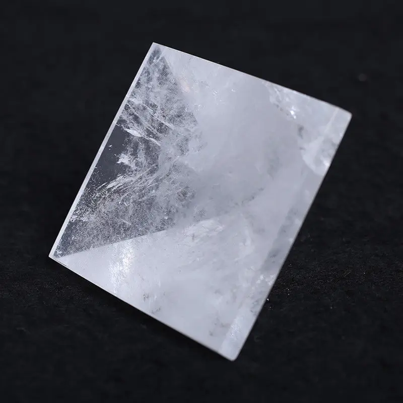 50mm natural Pyramid Clear Quartz Crystal Gemstone Carved Pyramid fpr paper weight
50mm natural Pyramid Clear Quartz Crystal Gemstone Carved Pyramid fpr paper weight