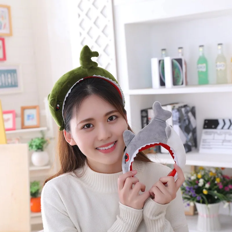 1pc 22*16cm Kawaii Shark& Dinosaur Plush Toys Cute Animal Plush Hair hoop Lovely Birthday Gift for Girl Kids Creative Brinquedos
1pc 22*16cm Kawaii Shark& Dinosaur Plush Toys Cute Animal Plush Hair hoop Lovely Birthday Gift for Girl Kids Creative Brinquedos