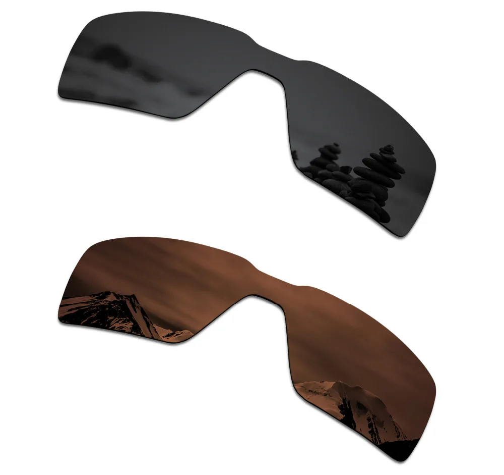SmartVLT 2 Pieces Polarized Sunglasses Replacement Lenses for Oakley Probation Stealth Black and Amber Brown
SmartVLT 2 Pieces Polarized Sunglasses Replacement Lenses for Oakley Probation Stealth Black and Amber Brown