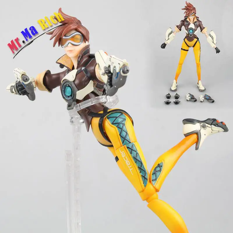 Фото Hc Ow Tracer Lena Oxton ПВХ фигурка новая в 10|action figure|pvc action figurefigures figure - купить