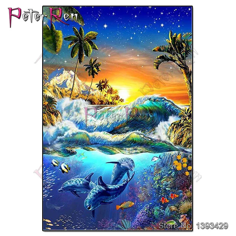 Diy Diamond Painting Fantasy Landscape Diamond Embroidery Dolphins Full circular\Square Picture Of Rhinestone crystal home decor
Diy Diamond Painting Fantasy Landscape Diamond Embroidery Dolphins Full circular\Square Picture Of Rhinestone crystal home decor