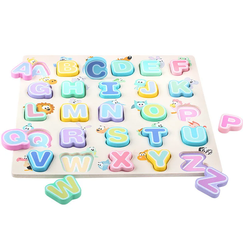 Letter Wooden Puzzle Kids Wooden Toys Wisdom Jigsaw Early Education Learning Toys Children Game 3D Puzzle
Letter Wooden Puzzle Kids Wooden Toys Wisdom Jigsaw Early Education Learning Toys Children Game 3D Puzzle