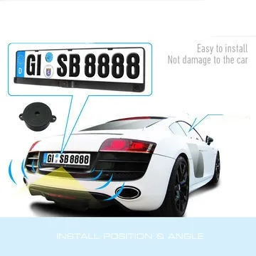 universal DIY no hole and no draw 12 v European registration parking rear camera video plate holder parking visible system
universal DIY no hole and no draw 12 v European registration parking rear camera video plate holder parking visible system