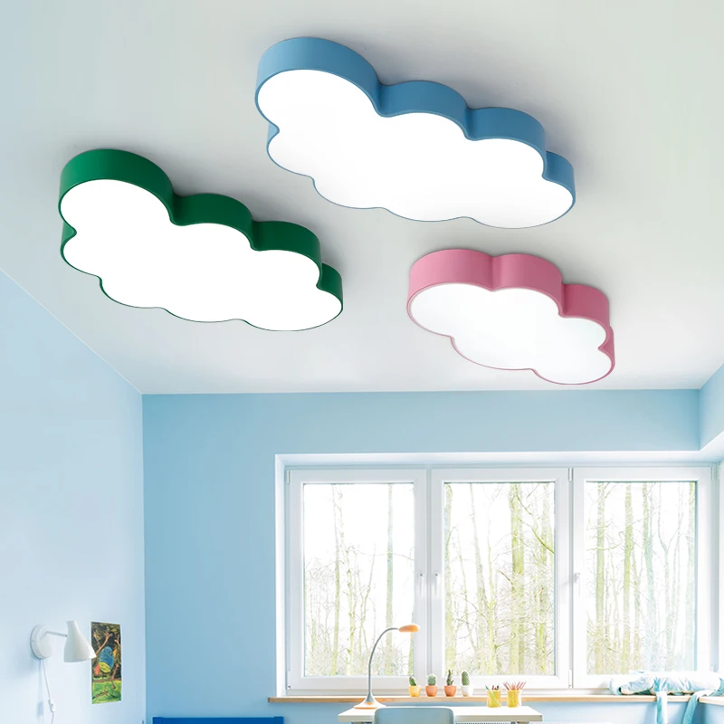 Cartoon Creative Fairytale Lovely Clouds Design 3 Colors Iron Acrylic Led Ceiling Light for Kids Children's Room Bedroom
Cartoon Creative Fairytale Lovely Clouds Design 3 Colors Iron Acrylic Led Ceiling Light for Kids Children's Room Bedroom