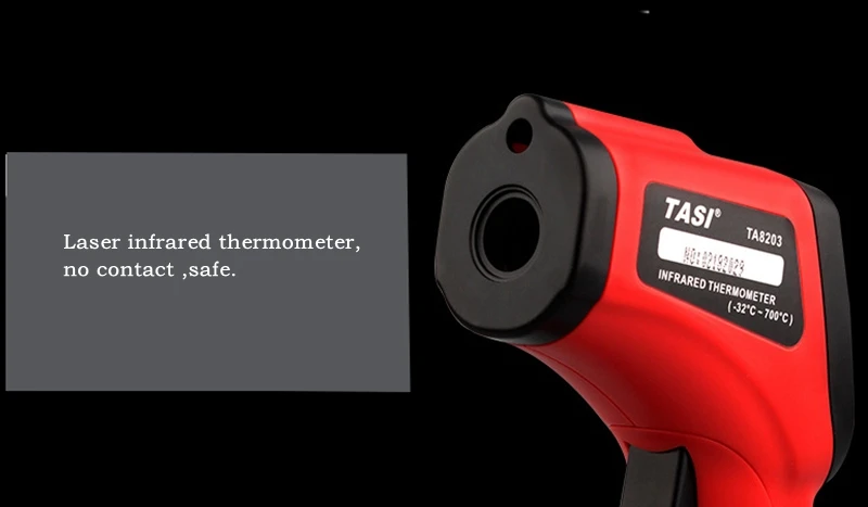 High precision Non-Contact Laser LCD Display IR Infrared Digital C/F Selection Surface Temperature Infrared Thermometer
High precision Non-Contact Laser LCD Display IR Infrared Digital C/F Selection Surface Temperature Infrared Thermometer
