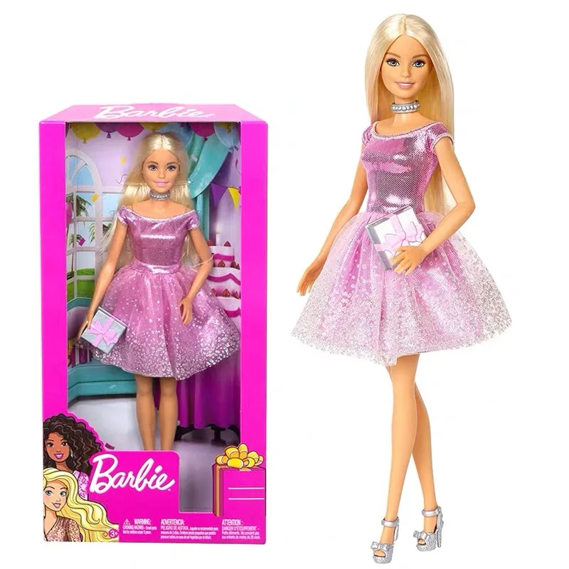 2019 New Original Barbie Doll For Girls Princess In Pink Dress Christmas Birthday Gifts For Children Genuine Barbie Dolls
2019 New Original Barbie Doll For Girls Princess In Pink Dress Christmas Birthday Gifts For Children Genuine Barbie Dolls