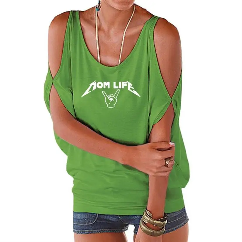 New Arrival Off The Shoulder Bat Sleeve T-Shirt For Women Mom Life Letters Print Tshirt T-Shirt Harajuku Female Top Femme Cotton
New Arrival Off The Shoulder Bat Sleeve T-Shirt For Women Mom Life Letters Print Tshirt T-Shirt Harajuku Female Top Femme Cotton