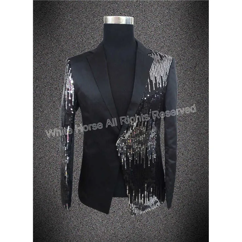 Men Sequin Blazer Man Prom Suit Sequin Stage Jacket Men's Tuxedo Performance Singer Jacket Slim Fit Blaser Masculino
Men Sequin Blazer Man Prom Suit Sequin Stage Jacket Men's Tuxedo Performance Singer Jacket Slim Fit Blaser Masculino