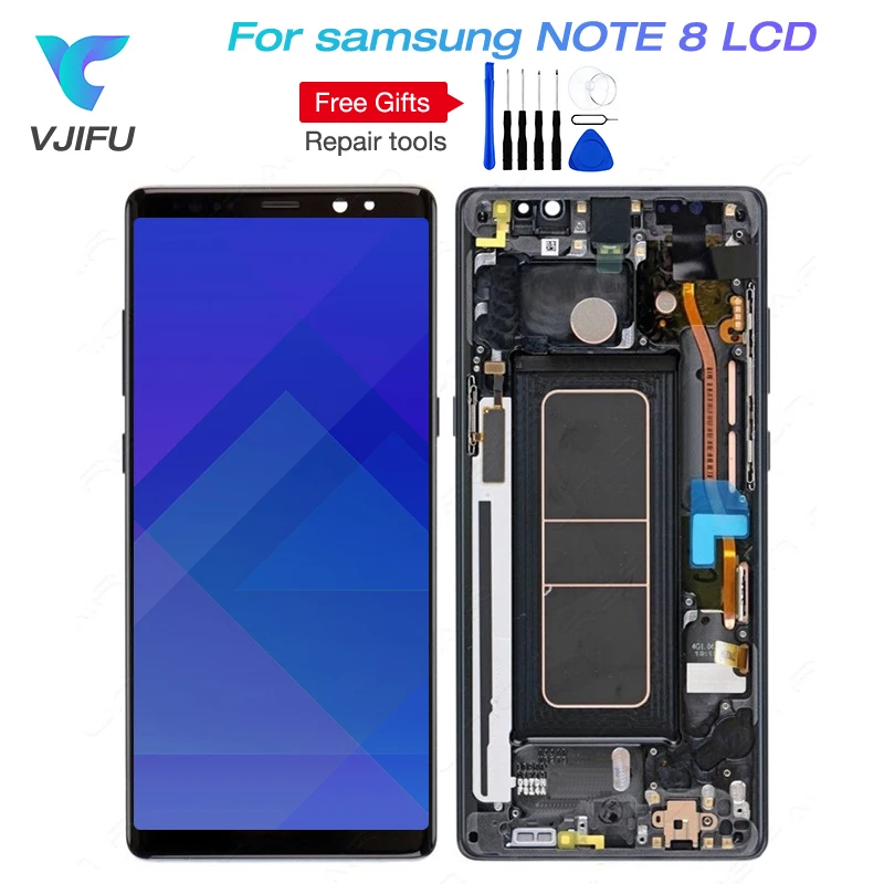6.3'' AMOLED Note8 LCD For Samsung Galaxy Note 8 LCD Display N950F N950FD N950U Touch Screen Digitizer Assembly with Frame
6.3'' AMOLED Note8 LCD For Samsung Galaxy Note 8 LCD Display N950F N950FD N950U Touch Screen Digitizer Assembly with Frame