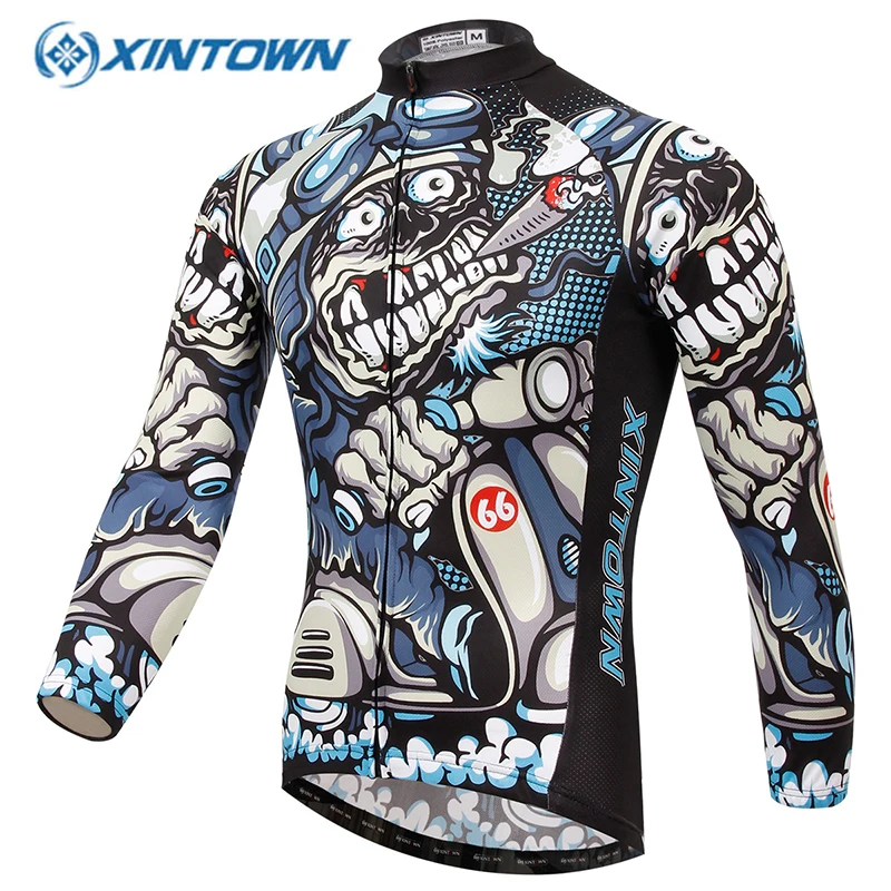 XINTOWN цикл куртки Hombre Ropa ciclismo Велоспорт Патриоты MTB Джерси bicicleta Прокат носить Майо