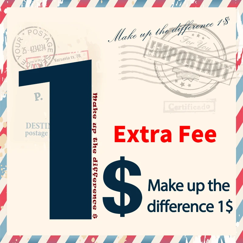 Extra Fee For Shipping Cost or Making Up Product Cost, Specail Payment Link for Extra Order Charge&Fees
Extra Fee For Shipping Cost or Making Up Product Cost, Specail Payment Link for Extra Order Charge&Fees