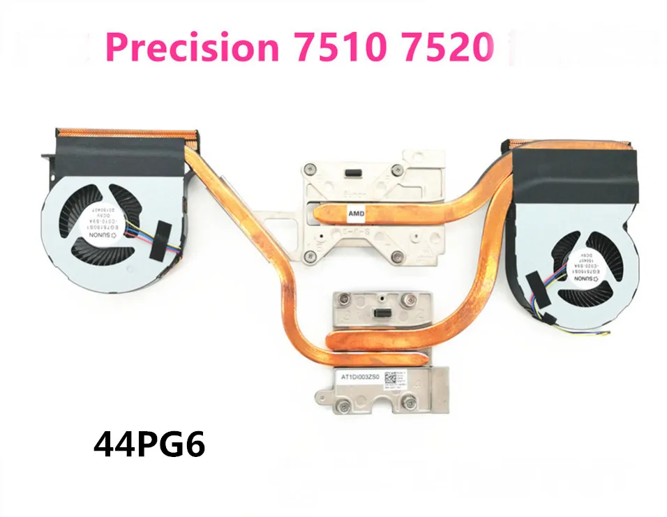 New Original Laptop/Notebook CPU Cooling radiator heatsink&Fan for DELL Precision M7510 7520 Nvidia GPU 44PG6 AT1DI002ZSL
New Original Laptop/Notebook CPU Cooling radiator heatsink&Fan for DELL Precision M7510 7520 Nvidia GPU 44PG6 AT1DI002ZSL