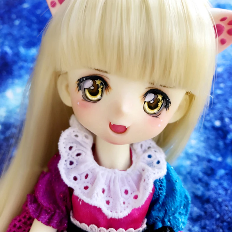 Глаза кукольные BJD 10-24 мм Мультяшные глаза с принтом звезды для 1/8 1/6 1/4 1/3 DD