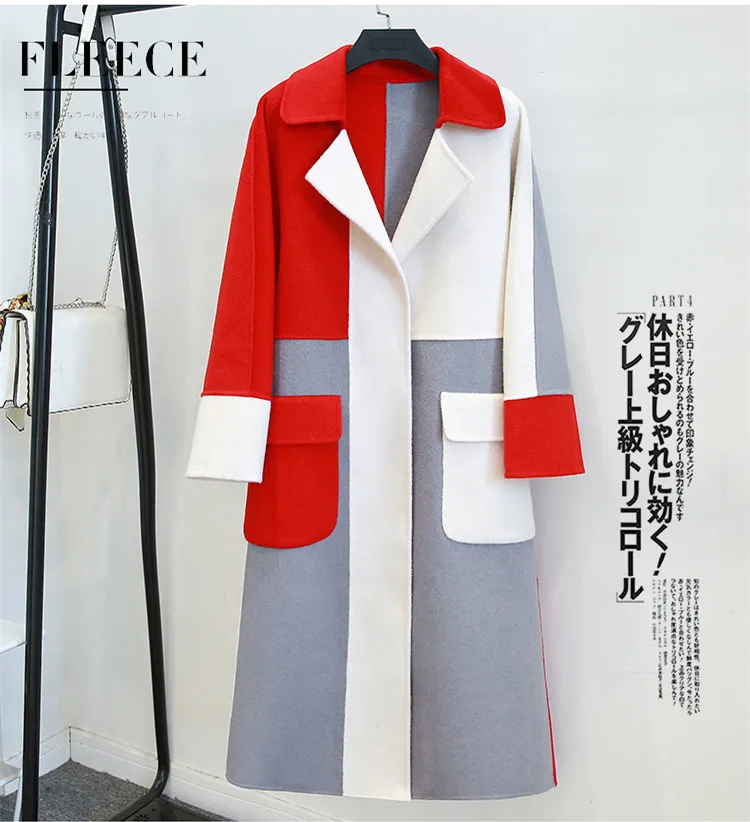 Women Wool Coat 2018 New Fashion High Quality Designer Women's Autumn Winter Woolen Outerwear Female Medium Length Collage Coat
Women Wool Coat 2018 New Fashion High Quality Designer Women's Autumn Winter Woolen Outerwear Female Medium Length Collage Coat