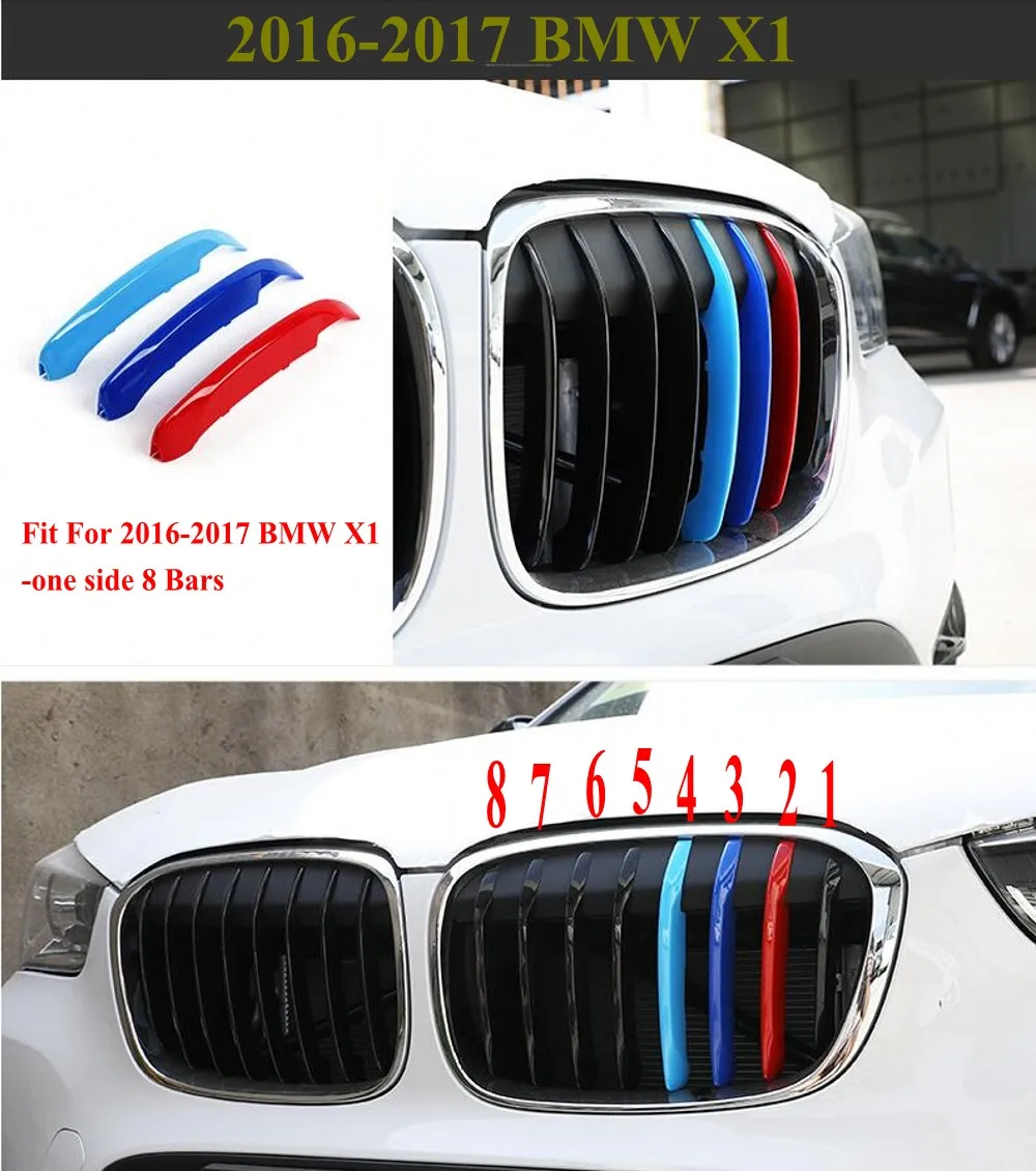 JanDeNing For 3Pcs Car Front 8 Bar Kidney Grill Tri-color Card Bar Buckle Insert Clip Trims Cover Fit For 2016-2017 BMW X1
JanDeNing For 3Pcs Car Front 8 Bar Kidney Grill Tri-color Card Bar Buckle Insert Clip Trims Cover Fit For 2016-2017 BMW X1