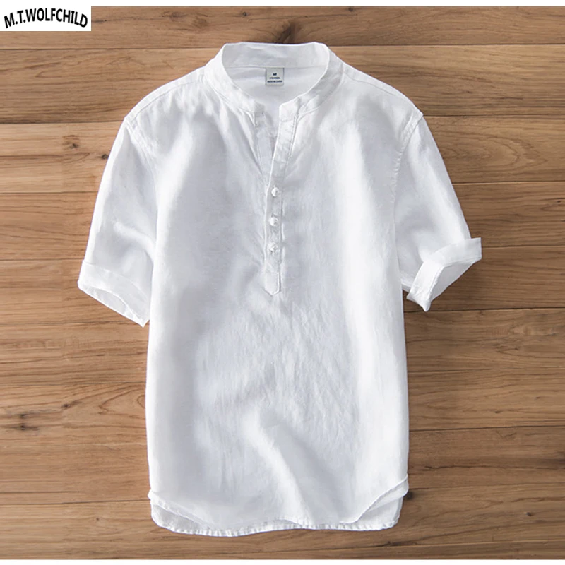 High quality 2018 Chinese style mens short sleeve v-neck t shirts 100% linen casual mens solid color tees loose male tops
High quality 2018 Chinese style mens short sleeve v-neck t shirts 100% linen casual mens solid color tees loose male tops