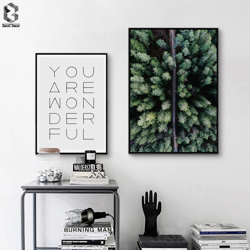 Nordic Style Forest Posters and Prints Quotes Canvas Painting Wall Art Decorative Picture for Living Room Decoration
Nordic Style Forest Posters and Prints Quotes Canvas Painting Wall Art Decorative Picture for Living Room Decoration