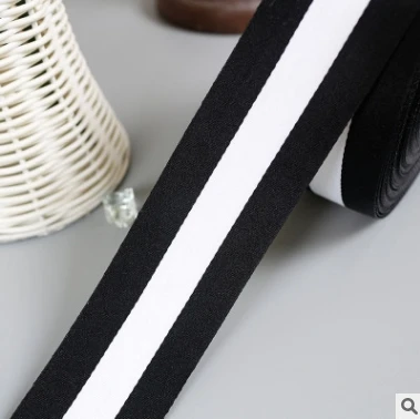 Clothing and apparel belts, black and white, non-elastic webbing, multi-scale polyester webbing 50yards/pack
Clothing and apparel belts, black and white, non-elastic webbing, multi-scale polyester webbing 50yards/pack