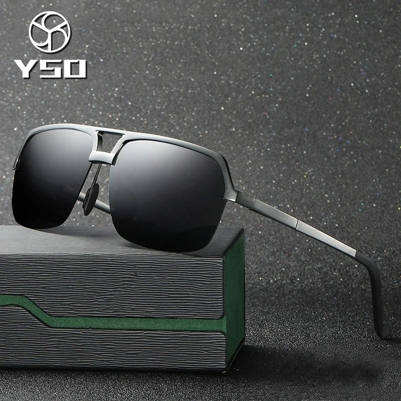 YSO Sunglasses Men Polarized UV400 Aluminium Magnesium Frame TAC Lens Sun Glasses Driving Glasses Square Accessory For Men 8577
YSO Sunglasses Men Polarized UV400 Aluminium Magnesium Frame TAC Lens Sun Glasses Driving Glasses Square Accessory For Men 8577
