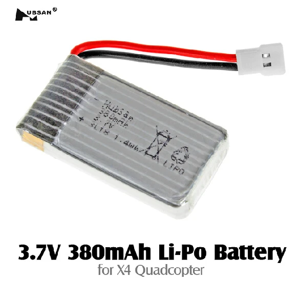Литий-полимерный аккумулятор 3,7 в 380 мАч для Hubsan X4 H107D / H107C / JJRC H6C, запасные части для радиоуправляемого квадрокоптера
Литий-полимерный аккумулятор 3,7 в 380 мАч для Hubsan X4 H107D / H107C / JJRC H6C, запасные части для радиоуправляемого квадрокоптера