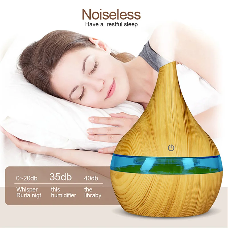300ml Face Skin Mouisture USB Electric Aroma Diffuser Wood Ultrasonic Air Humidifier Essential Oil Aromatherapy Cool Mist Maker
300ml Face Skin Mouisture USB Electric Aroma Diffuser Wood Ultrasonic Air Humidifier Essential Oil Aromatherapy Cool Mist Maker