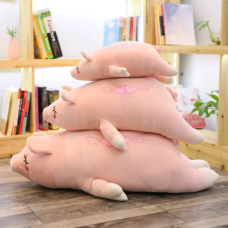 1pc 50/70/90cm Lovely Sleeping Pig Plush Toys Soft Stuffed Animals Pink Piggy Plush Dolls Pillow for Children Girls Gifts
1pc 50/70/90cm Lovely Sleeping Pig Plush Toys Soft Stuffed Animals Pink Piggy Plush Dolls Pillow for Children Girls Gifts