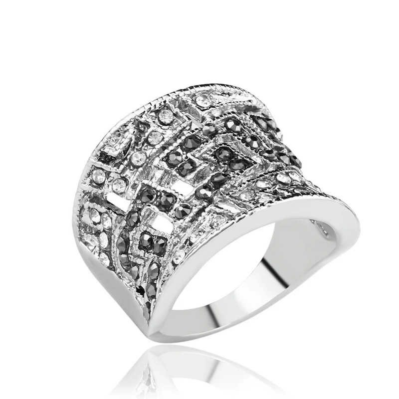 Fashion Electroplated Crystal Shine Ring Exquisite Imitation Rhodium Plated High-Grade Stainless Steel Ring
Fashion Electroplated Crystal Shine Ring Exquisite Imitation Rhodium Plated High-Grade Stainless Steel Ring