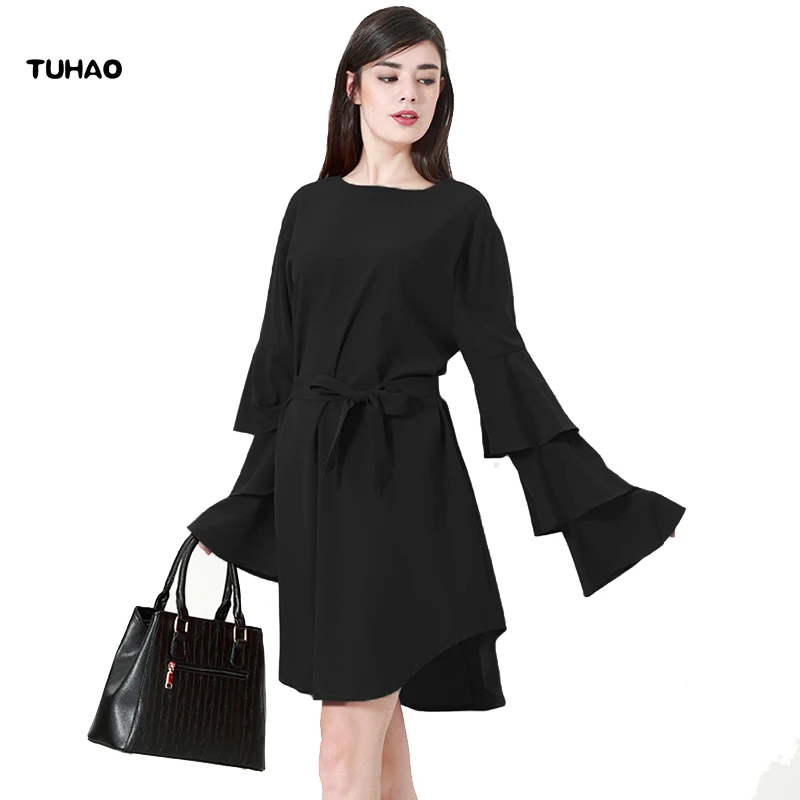 Женское офисное платье TUHAO, однотонное платье большого размера 7XL 6XL, элегантное мини-платье из органической кожи, модель CM66 на осень
Женское офисное платье TUHAO, однотонное платье большого размера 7XL 6XL, элегантное мини-платье из органической кожи, модель CM66 на осень