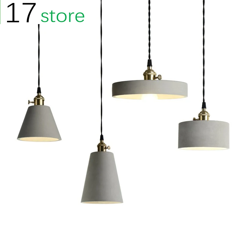 Cement lamp pendant lightsrestaurant Nordic art creative personality living room bedroom bedsid Selection of cement material
Cement lamp pendant lightsrestaurant Nordic art creative personality living room bedroom bedsid Selection of cement material