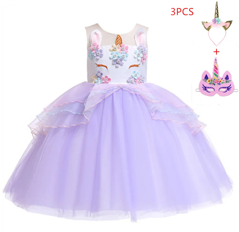 New girls princess lace fluffy dress unicorn European and American mesh yarn children's dress
New girls princess lace fluffy dress unicorn European and American mesh yarn children's dress