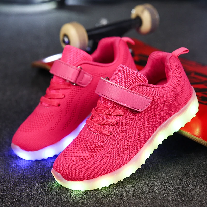 Led Children shoes girls 2018 New USB Charging Pink Shoes With Light Up Kids Casual Boys&Girls Luminous Sneakers Glowing Shoes
Led Children shoes girls 2018 New USB Charging Pink Shoes With Light Up Kids Casual Boys&Girls Luminous Sneakers Glowing Shoes