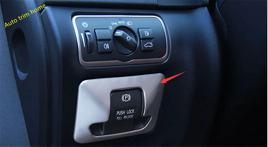 Lapetus Adapted Electronic Handbrake Cover Interior Trim Fit For Volvo XC60 2014 2015 2016 / S60 V60 2014 - 2017 Metal
Lapetus Adapted Electronic Handbrake Cover Interior Trim Fit For Volvo XC60 2014 2015 2016 / S60 V60 2014 - 2017 Metal