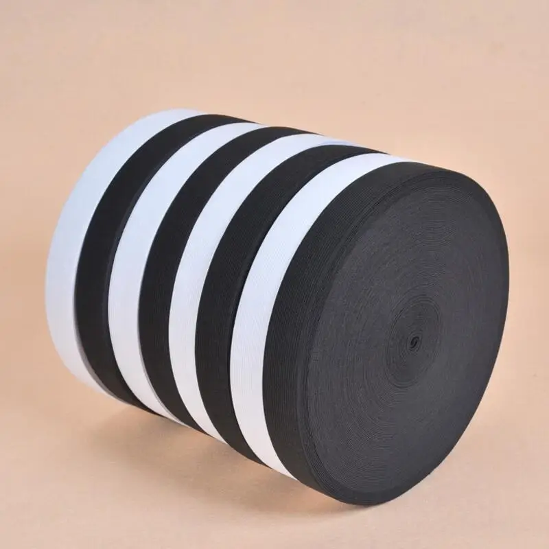 40meters Wide Flat Knit Elastic Band Clothing Accessories Crocheted Elastic Rubber Band 2cm 2.5cm 3cm
40meters Wide Flat Knit Elastic Band Clothing Accessories Crocheted Elastic Rubber Band 2cm 2.5cm 3cm