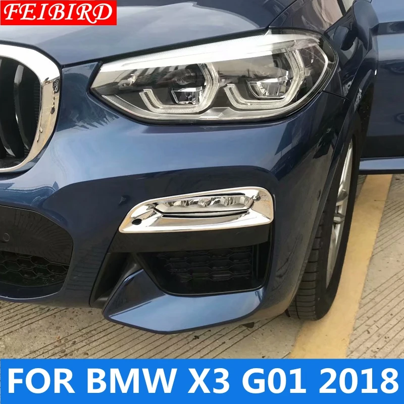 ABS Bright Style For BMW X3 G01 2018 Front Face Fog Lights Lamp Decoration Frame Cover Trim 2pcs/set
ABS Bright Style For BMW X3 G01 2018 Front Face Fog Lights Lamp Decoration Frame Cover Trim 2pcs/set