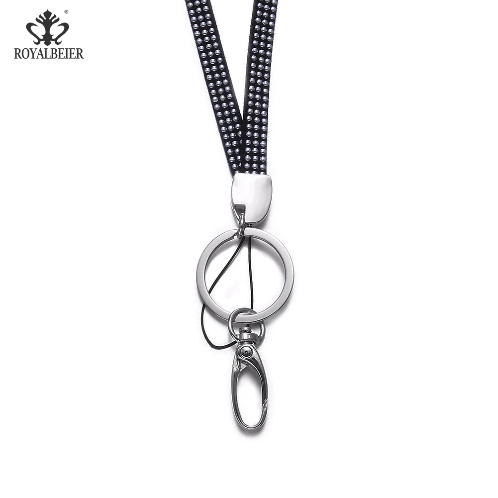 RoyalBeier 5pcs/Lot Leather Rope Studded Full Acrylic Key Chains Convenient Wear Neck Keyring For Women & Men Charms Jewelry
RoyalBeier 5pcs/Lot Leather Rope Studded Full Acrylic Key Chains Convenient Wear Neck Keyring For Women & Men Charms Jewelry