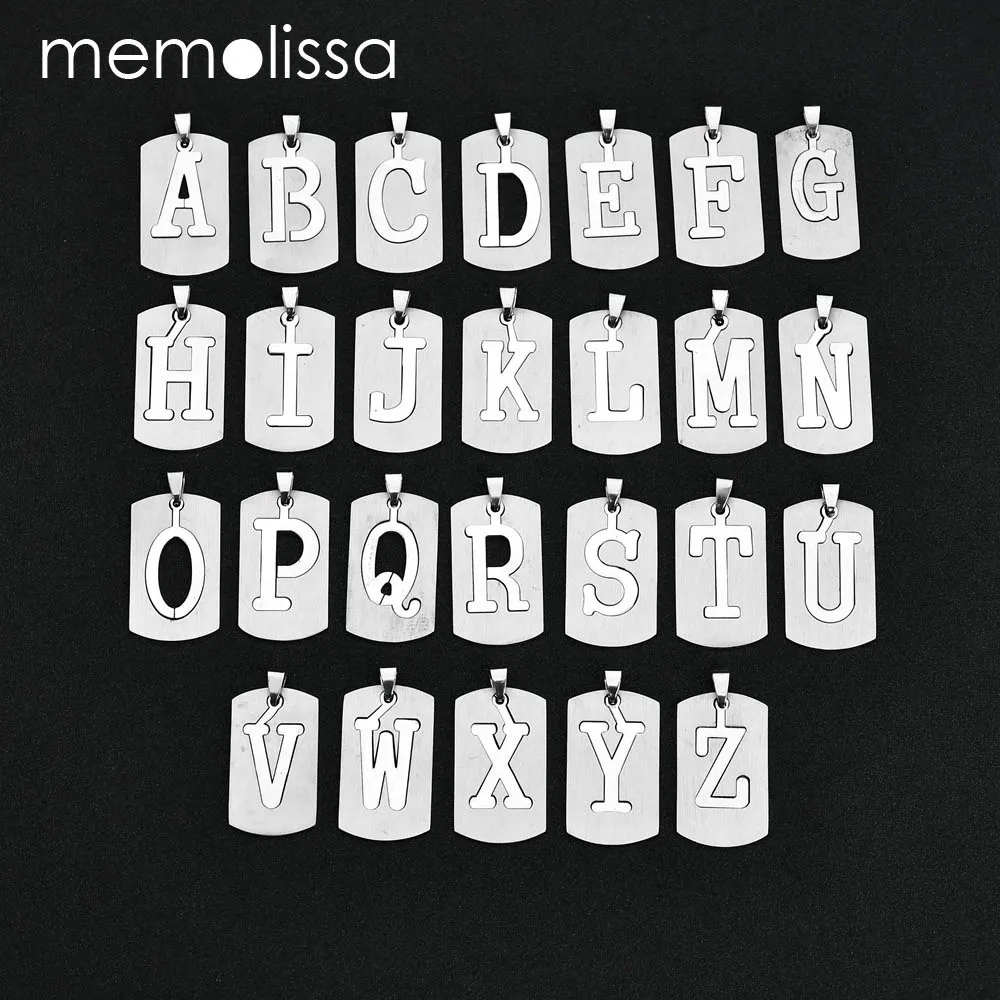 MeMolissa Hot Sale A-Z Alphabet 19.7"(50cm) Letter Necklaces Pendants Initial Square Necklace Color Stainless Steel
MeMolissa Hot Sale A-Z Alphabet 19.7"(50cm) Letter Necklaces Pendants Initial Square Necklace Color Stainless Steel