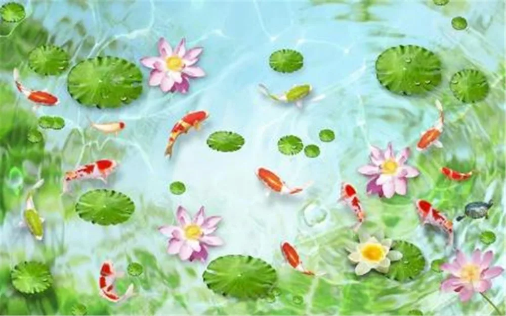 Custom Any Size 3d Wallpaper Bishui Qingtan Water Flsh 3D Floor Interior Wallpaper Mural
Custom Any Size 3d Wallpaper Bishui Qingtan Water Flsh 3D Floor Interior Wallpaper Mural