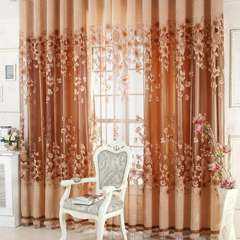 1pc Luxurious Curtain Floral Upscale Jacquard Yarn Curtains for Living Room Bedroom Decor Tulle Voile Door Window Curtains
1pc Luxurious Curtain Floral Upscale Jacquard Yarn Curtains for Living Room Bedroom Decor Tulle Voile Door Window Curtains