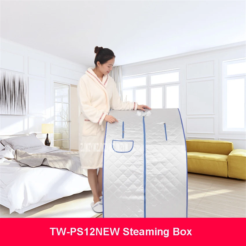 New Steaming Box TW-PS12NEW Indoor Portable Foldable SteamTent Sweating Box Home Steaming Room Steam Bath Box 2L 110V/220V 1000W
New Steaming Box TW-PS12NEW Indoor Portable Foldable SteamTent Sweating Box Home Steaming Room Steam Bath Box 2L 110V/220V 1000W