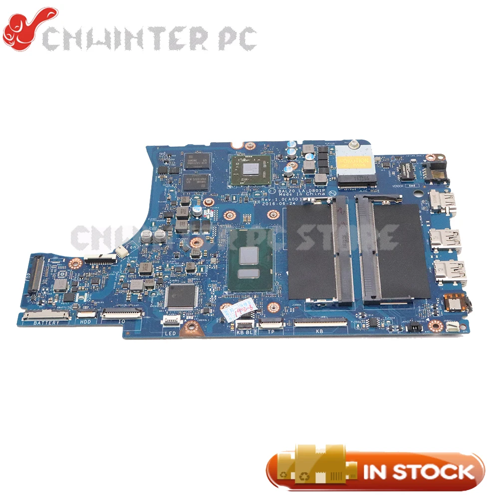 NOKOTION For Dell 15-5567 5567 5767 Laptop Motherboard BAL20 LA-D801P CN-02PVGT 02PVGT SR2ZU I5-7200U DDR4 Radeon R7 M445
NOKOTION For Dell 15-5567 5567 5767 Laptop Motherboard BAL20 LA-D801P CN-02PVGT 02PVGT SR2ZU I5-7200U DDR4 Radeon R7 M445