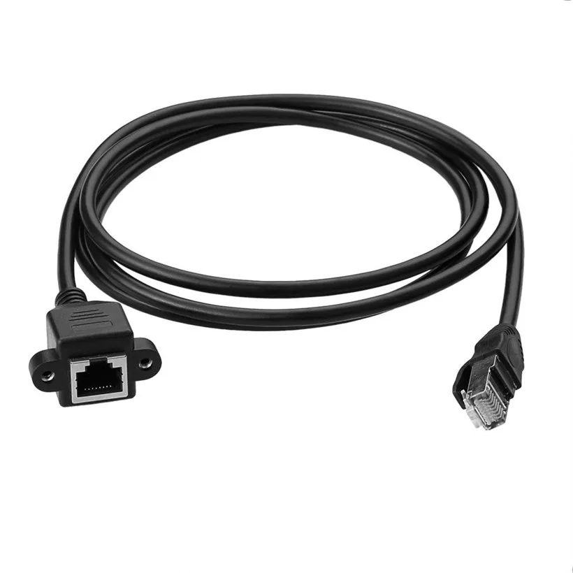 Расширенный 2018 компьютерные аксессуары новый 1 фута 0 3 м RJ45 штекер к гнезду винт