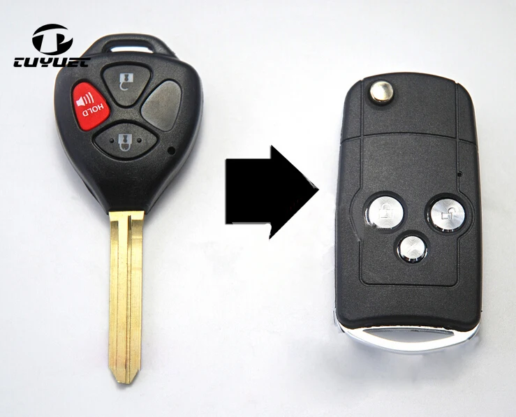 Hot Sale Modified Blank Flip Remote Key Shell For Toyota Camry Right Side 3 Buttons Free Shipping
Hot Sale Modified Blank Flip Remote Key Shell For Toyota Camry Right Side 3 Buttons Free Shipping