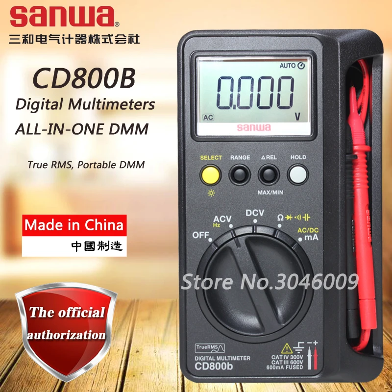 Sanwa CD800B цифровой универсальный электроизмерительный прибор, true rms данные замок времени включения и выключения аккуратно вибрирует, автомат...
Sanwa CD800B цифровой универсальный электроизмерительный прибор, true rms данные замок времени включения и выключения аккуратно вибрирует, автомат...