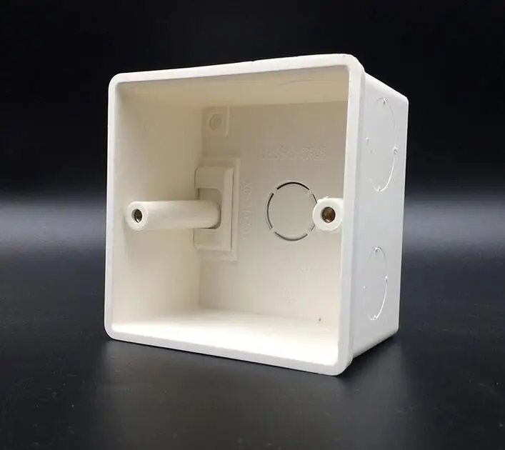 86*86mm Cassette Universal White Wall Mounting Box for Wall Switch and Plastic Enclosure Socket Back Box Outlet 86mm
86*86mm Cassette Universal White Wall Mounting Box for Wall Switch and Plastic Enclosure Socket Back Box Outlet 86mm