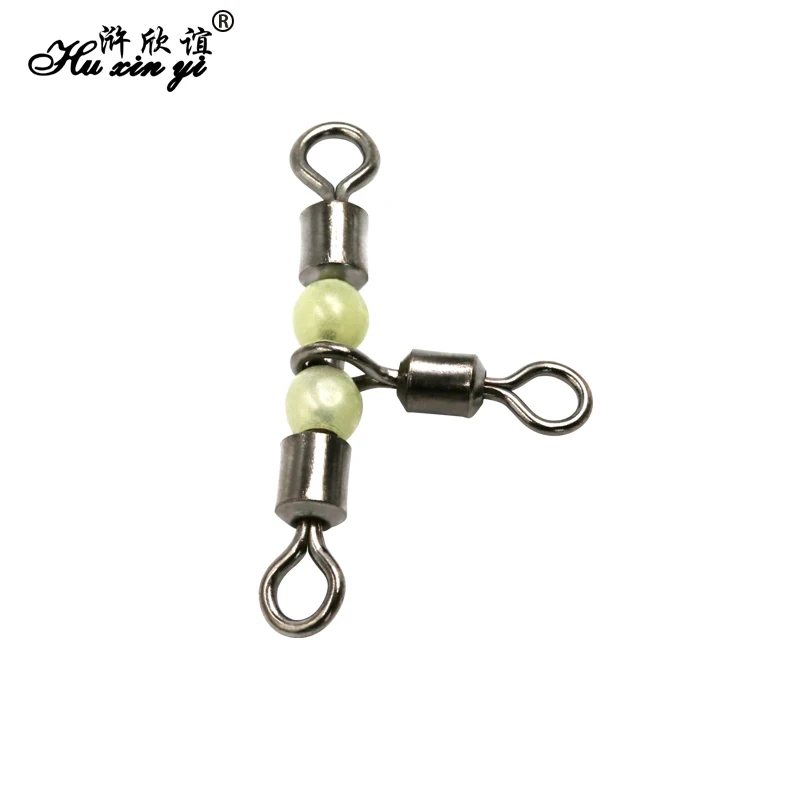 HXY PCS(25 10) SIZE(2/0*1/0 3*4) 3 way Fishing swivels luminous cross-line rolling swivel with pearl beads fishhooks accessories
HXY PCS(25 10) SIZE(2/0*1/0 3*4) 3 way Fishing swivels luminous cross-line rolling swivel with pearl beads fishhooks accessories